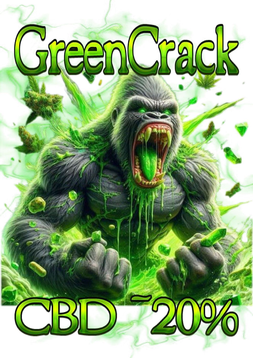 Green Crack Aromablüte ~20 %