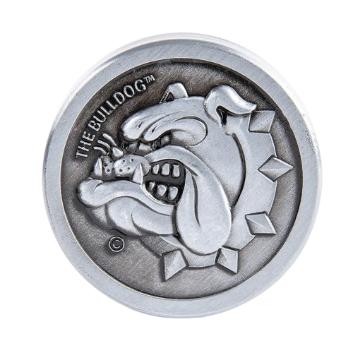 The Bulldog Original Silver Metal Grinder