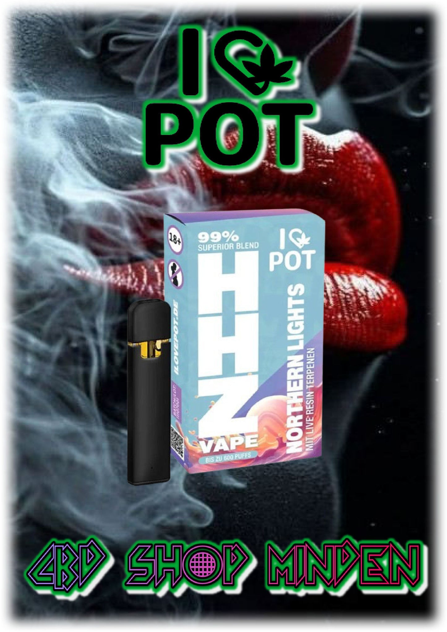 Northern Lights - I Love Pot | HHZ Vape | 99% Superior Blend