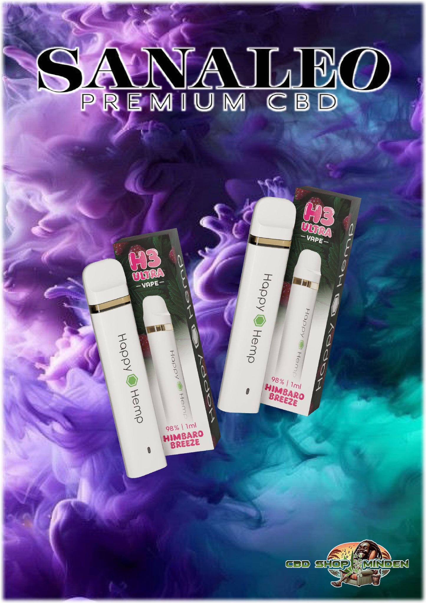 Himbaro Breeze Happy Hemp H3 Ultra Vape