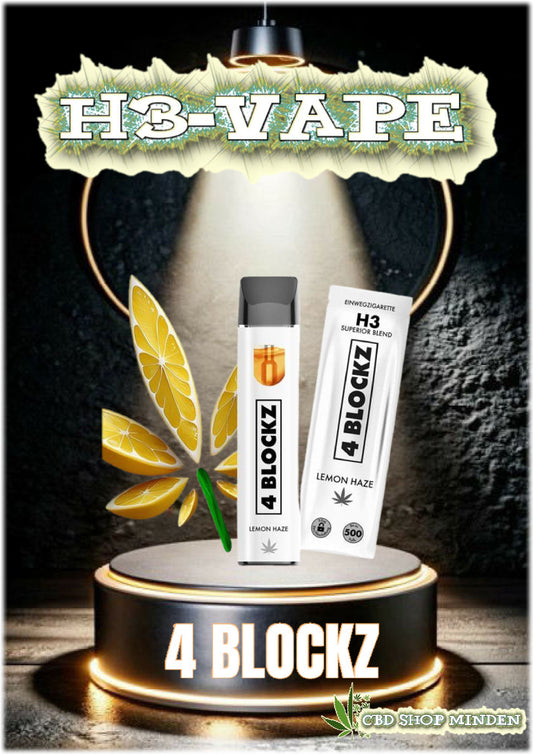 Lemon Haze - 4 Blockz H3 Vape 1ml