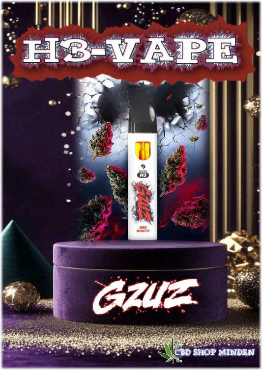 Red Runtz-GZUZ H3 Superior Blend Vape V2 - 1ml