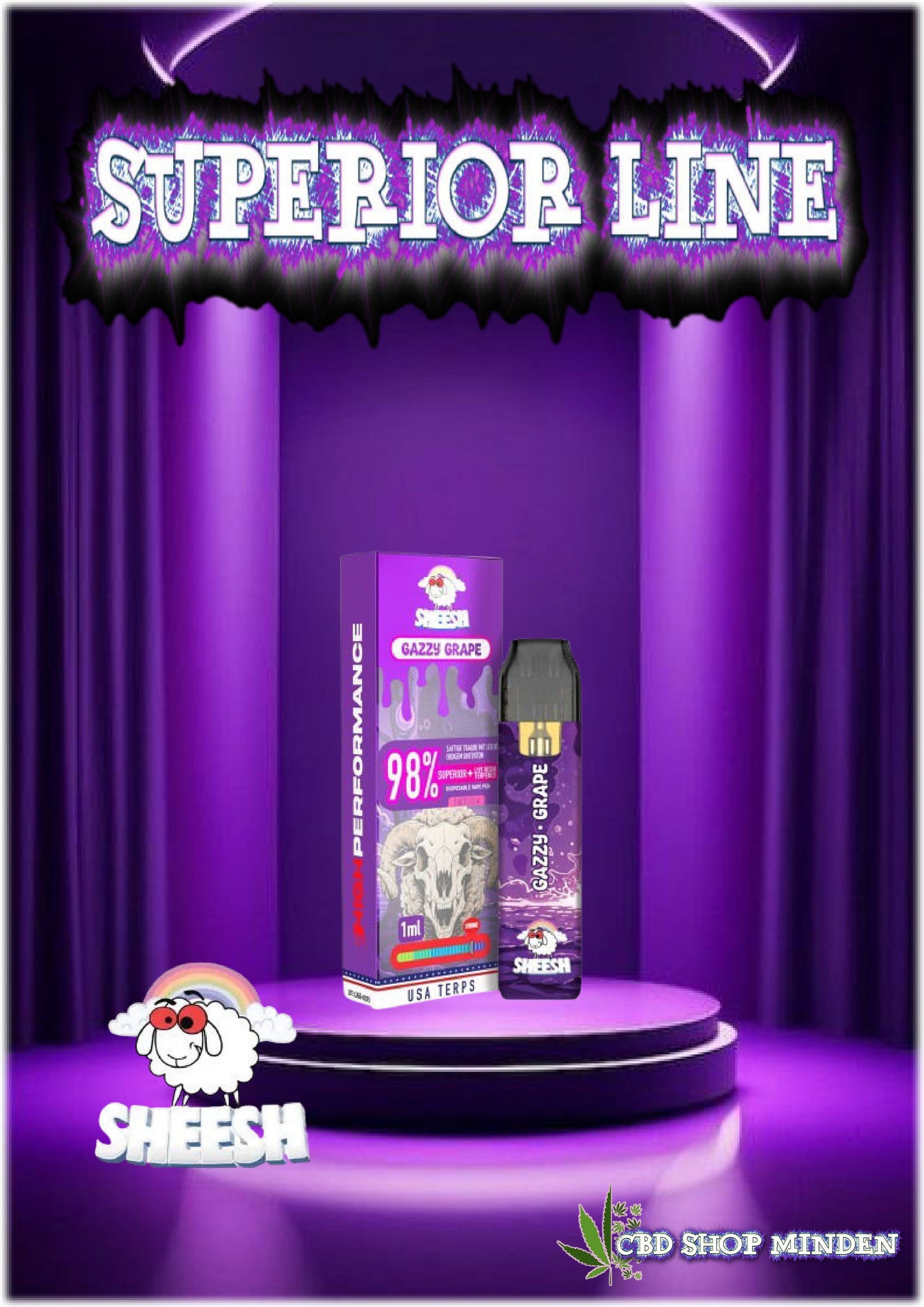 Gazzy Grape - SHEESH Superior Line 1ml