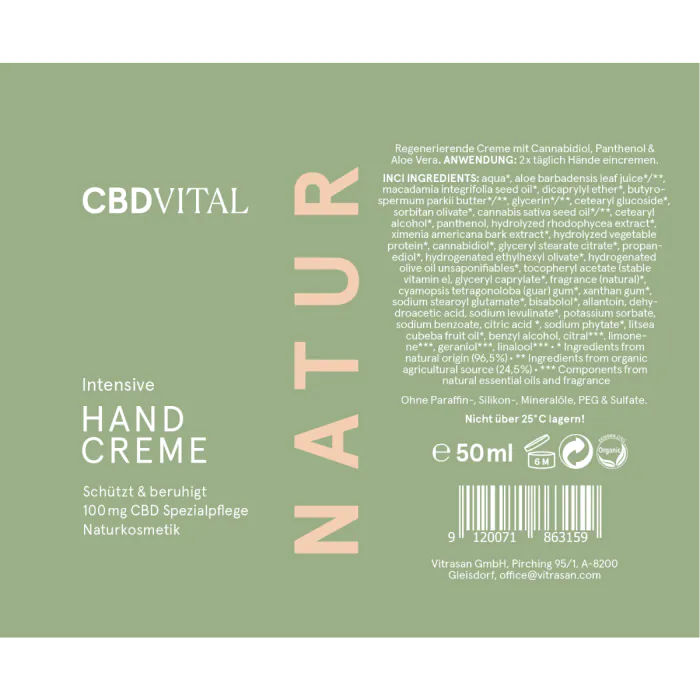 CBD Handcreme