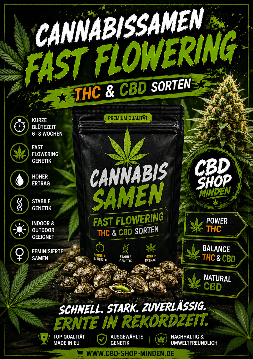 Samen Fast Flowering