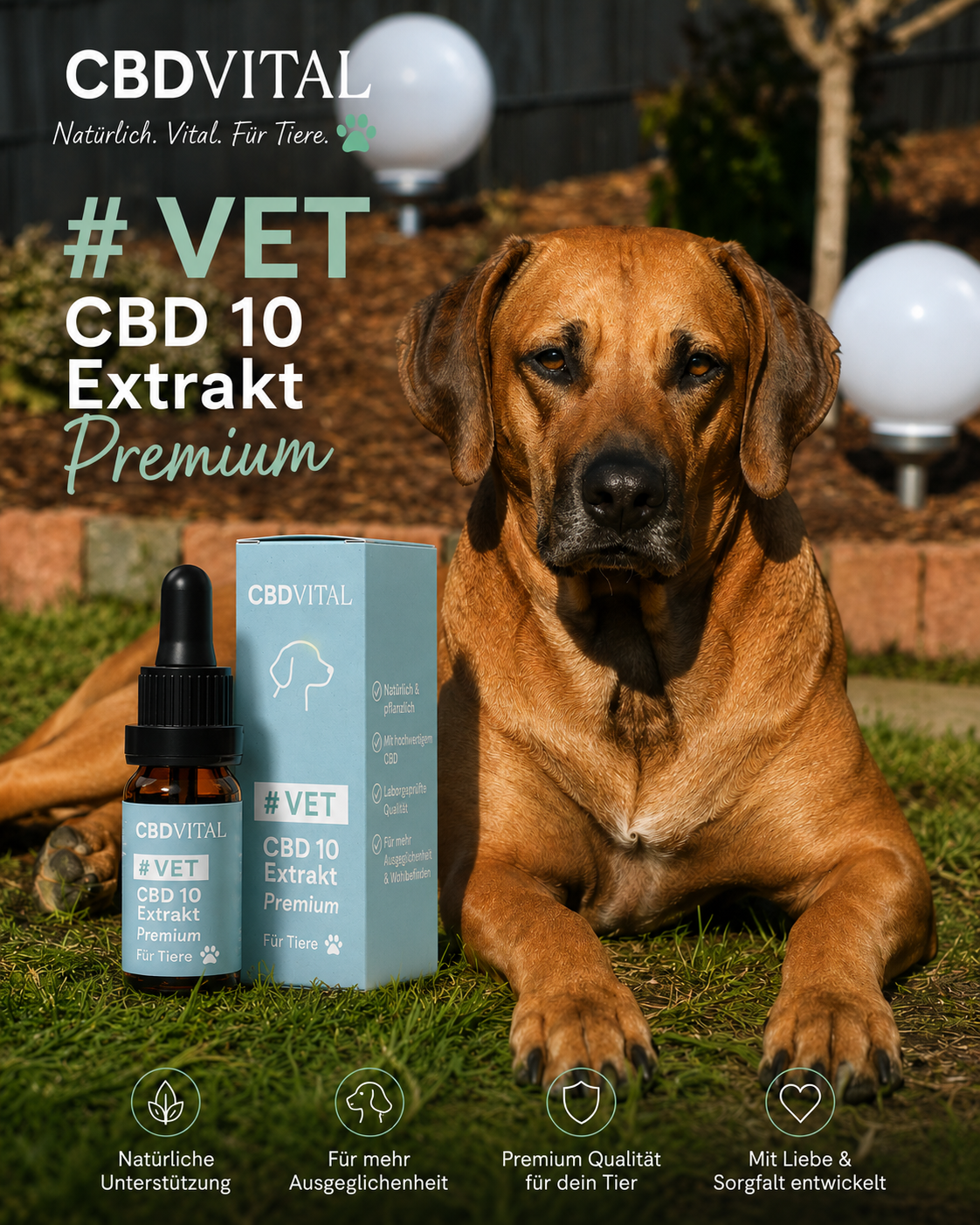 VET CBD 10 Extrakt Premium