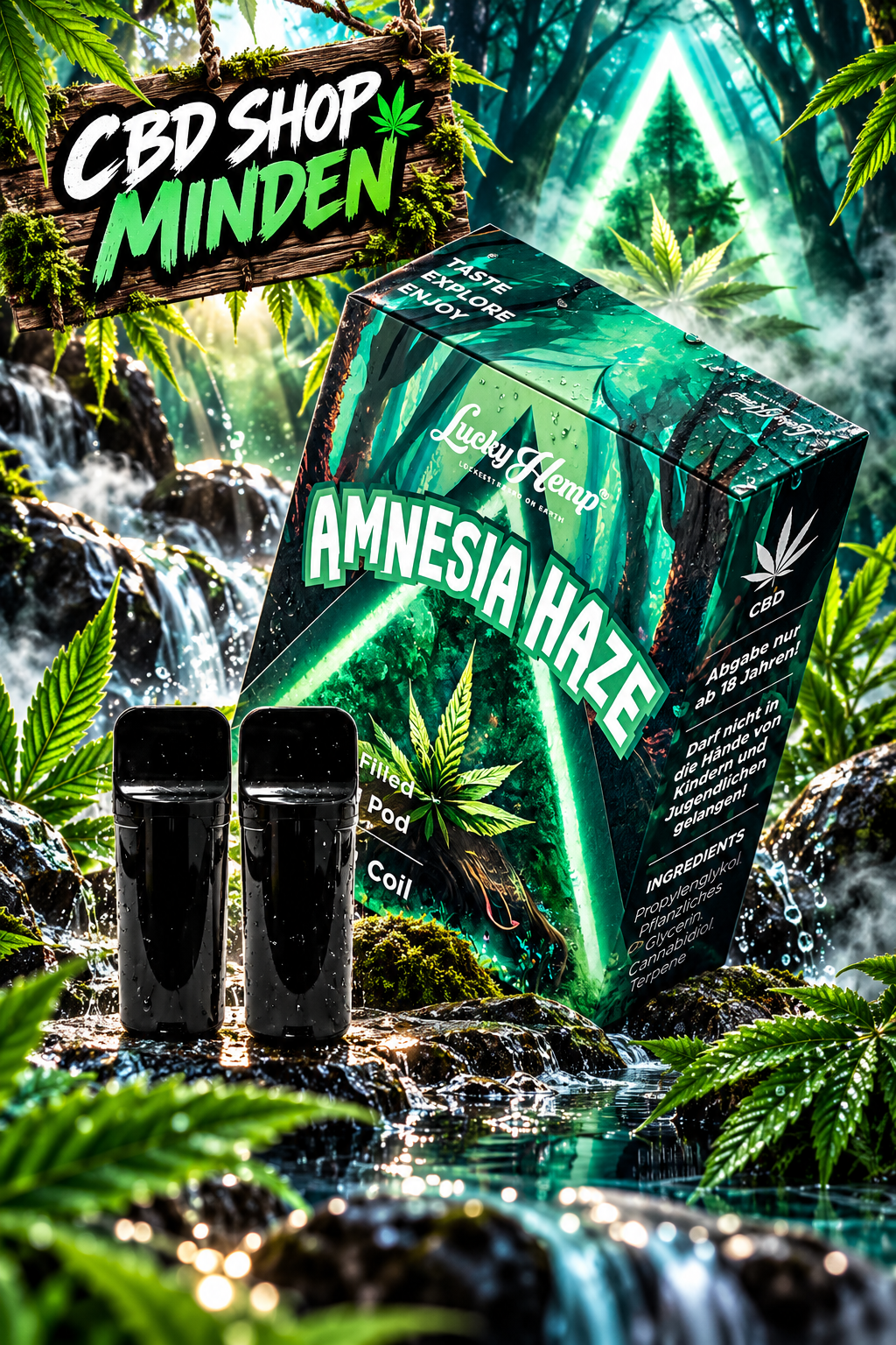 CBD Pod Amnesia Haze