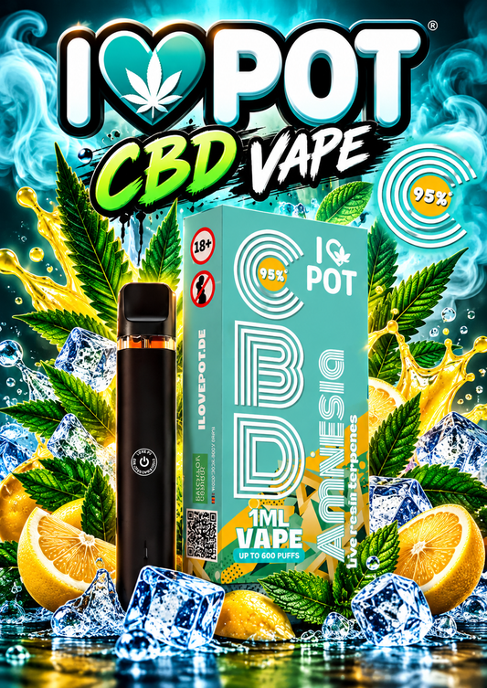 Amnesia | ILovePot CBD Vape 1ml