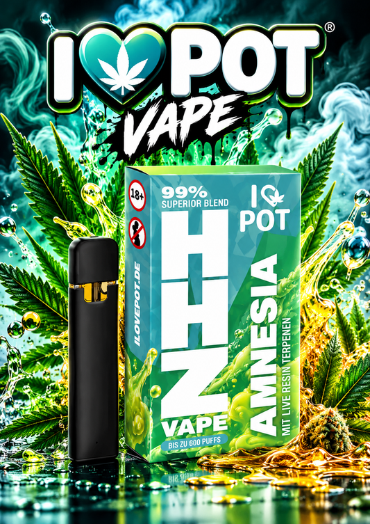Amnesia - I Love Pot | HHZ Vape | 99% Superior Blend