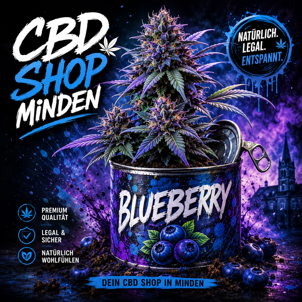 Blueberry - Auto-Flowering Cannabis Samen | 3Samen