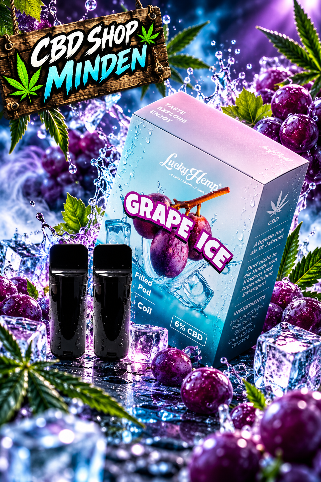 CBD Pod Grape Ice