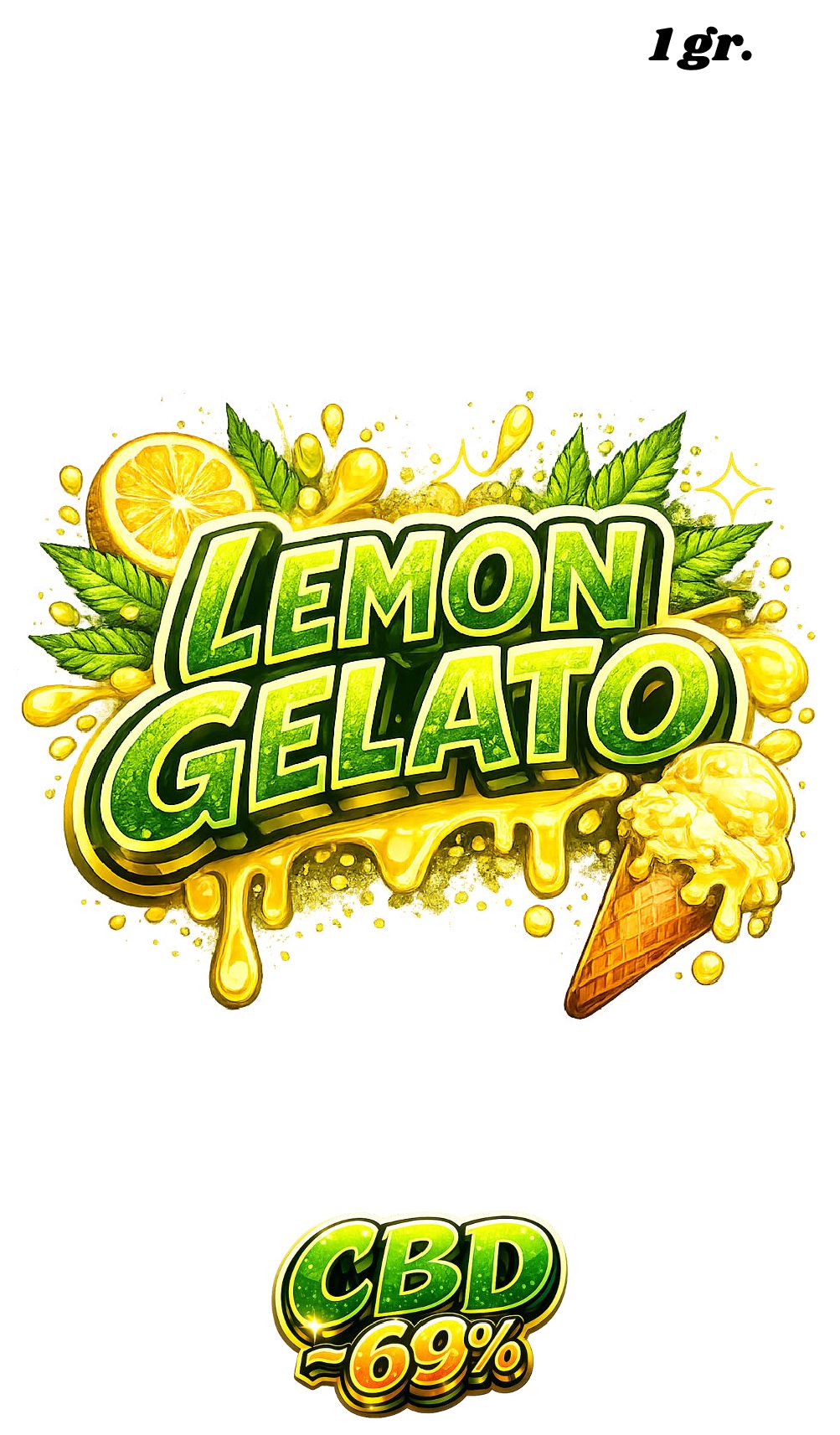 Lemon Gelato Aromablüte ~69%