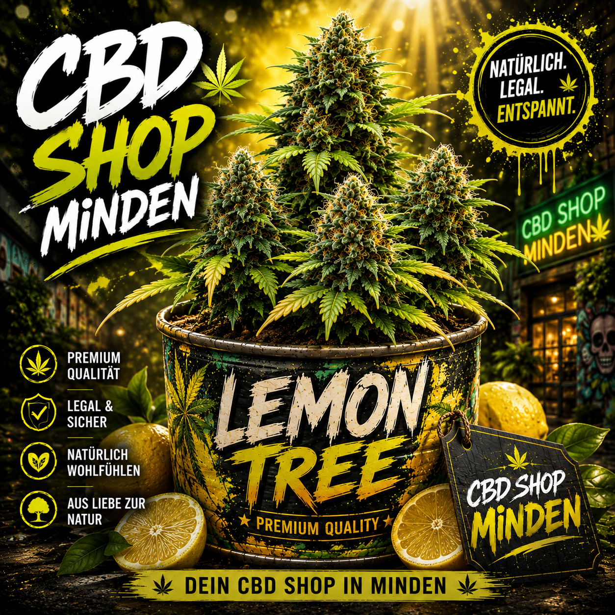 Lemon Tree - Fast-Flowering Cannabis Samen | 3Samen