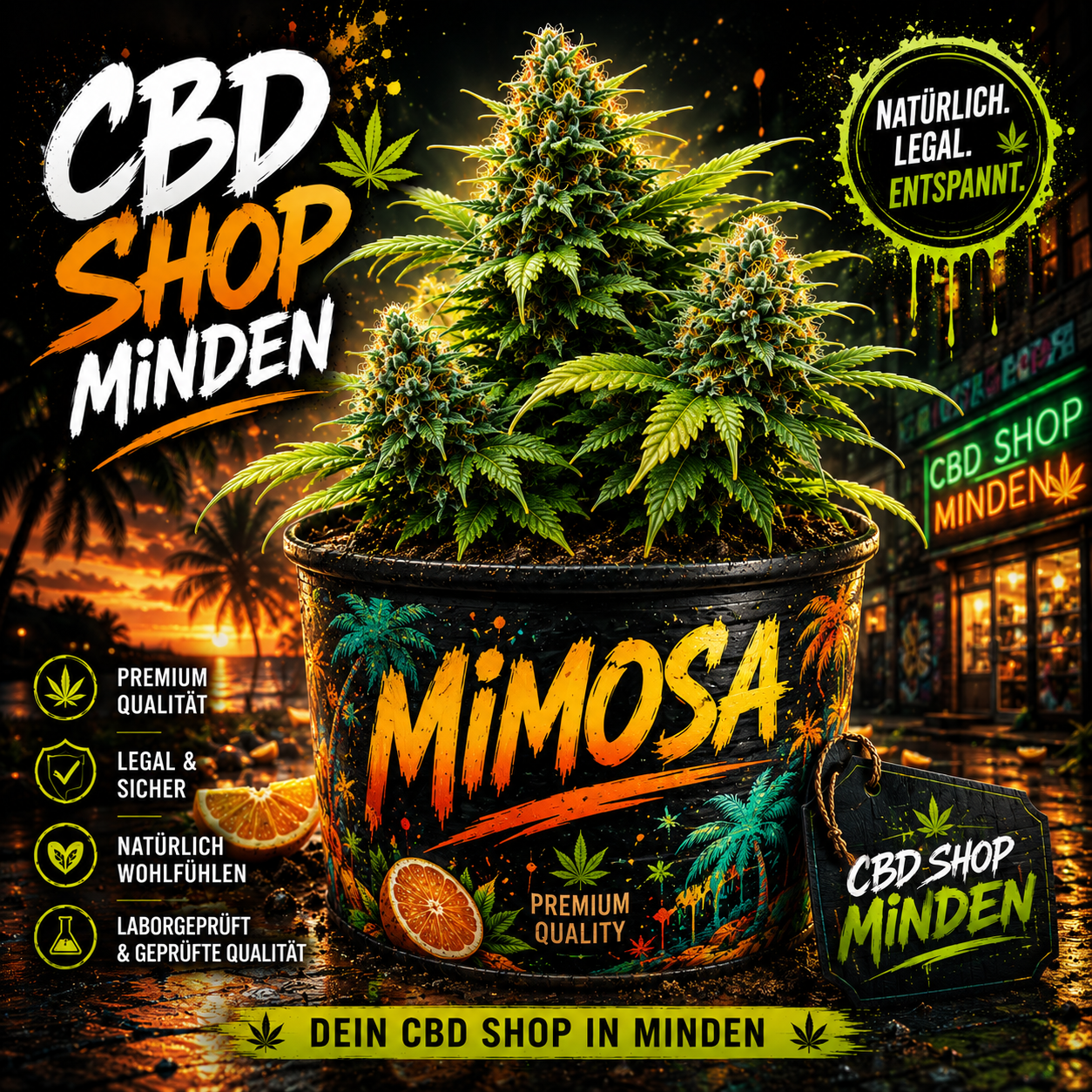 Mimosa - Fast-Flowering Cannabis Samen | 3Samen