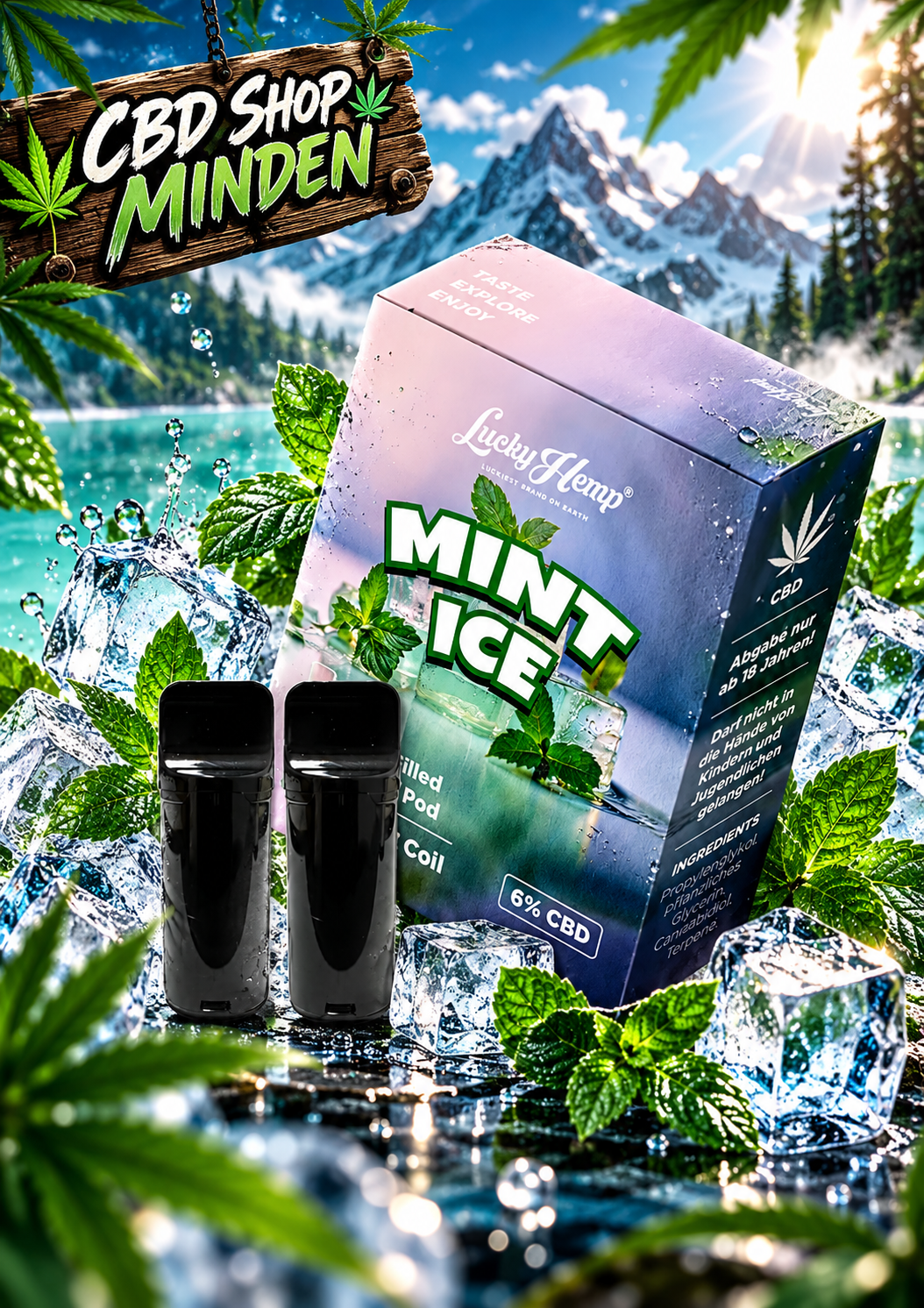 CBD Pod Mint Ice