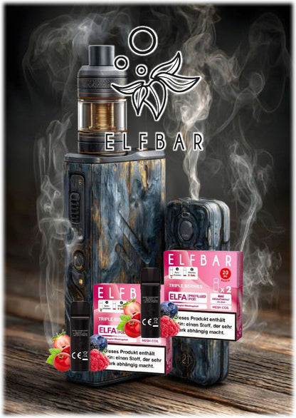 Triple Berries - Elfbar Elfa Pod - 20mg - ca. 600 Züge - 2er Set