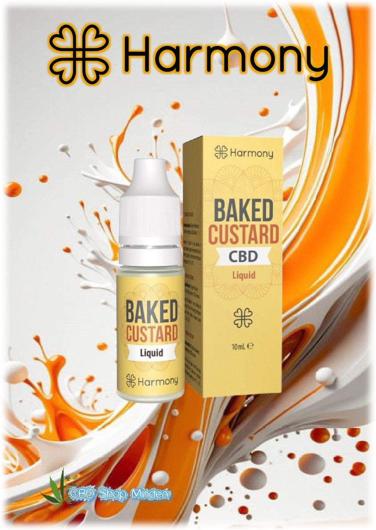 Liquid Baked Custard - Harmony CBD Liquid 10ml | 300mg