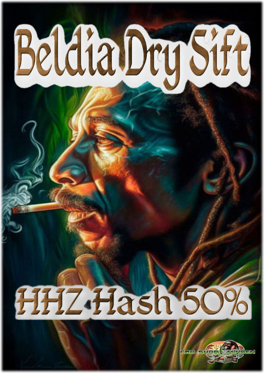 Beldia Dry Sift | HHZ Hash 50% Superior