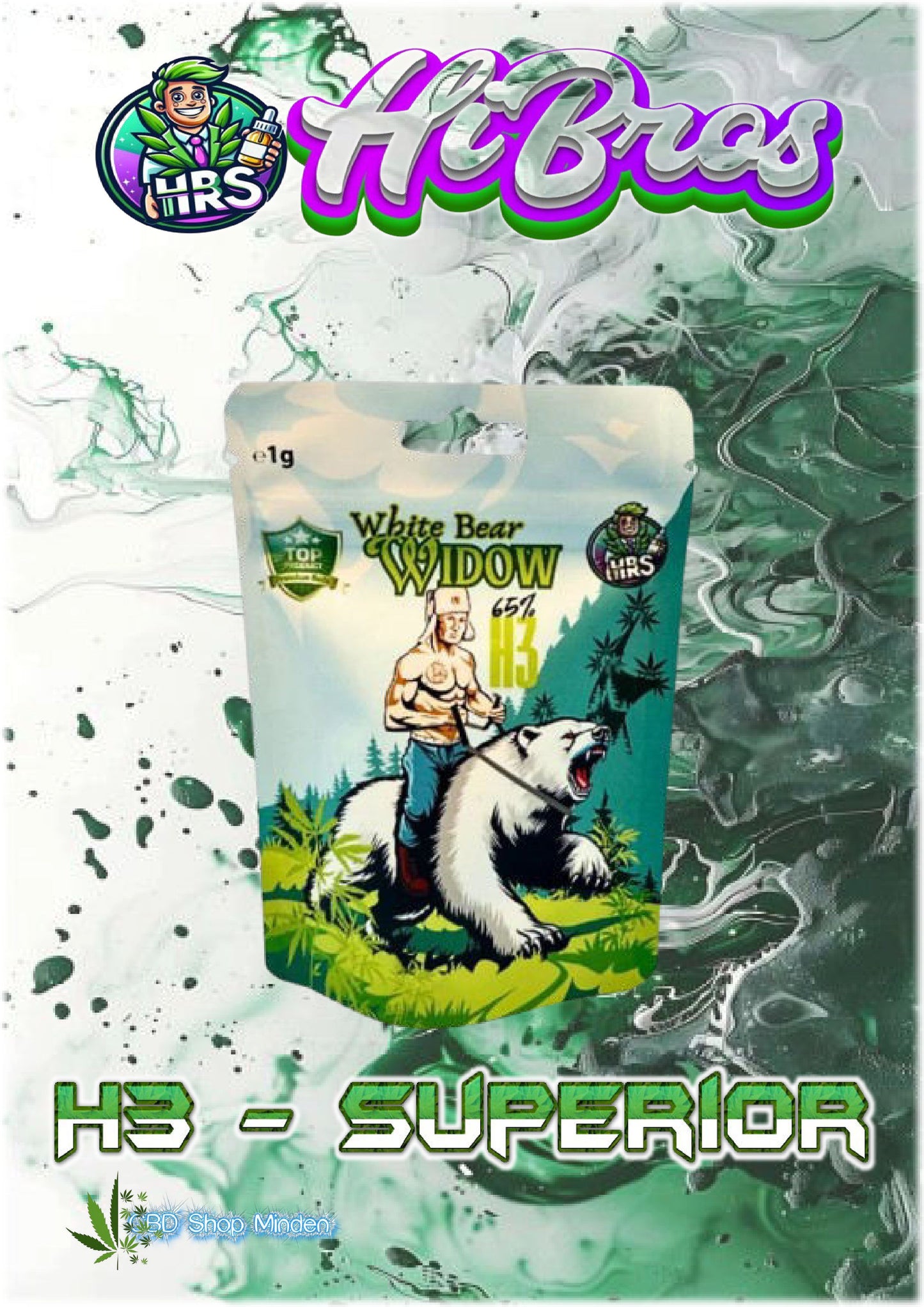 White Widow - H3 Blüte