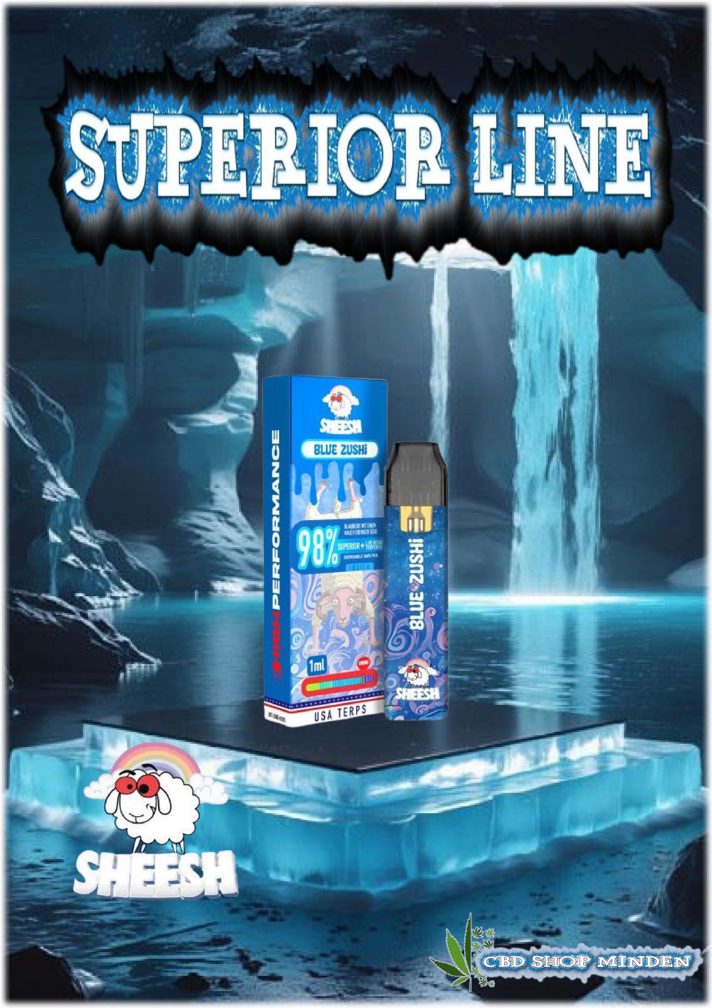 Blue Zushi - SHEESH Superior Line 1ml