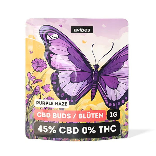 Purple Haze avibes CBD Blüte ~45%