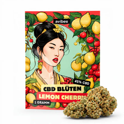 Lemon Cherry | avibes® CBD Blüten | 45% CBD