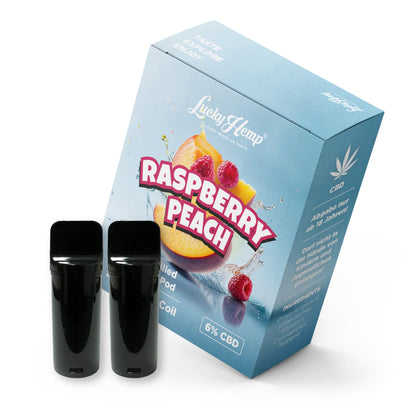 CBD Pod Raspberry Peach